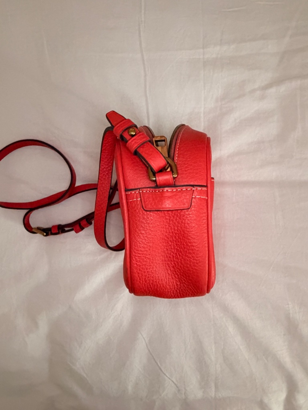 J Crew Red Leather Bag - Picture 5 of 7